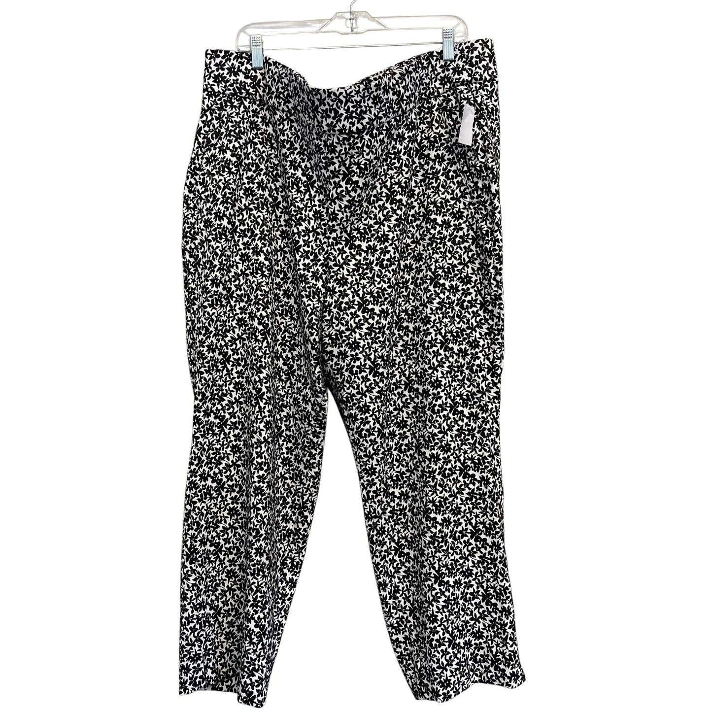 Pants Dress By Lane Bryant In Black & White, Size:26