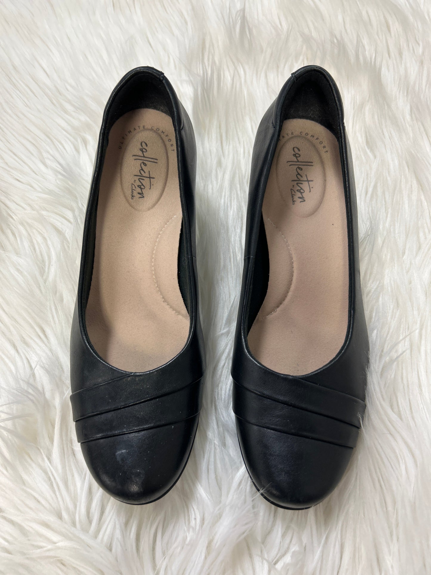 Shoes Heels Block By Clarks In Black, Size:8