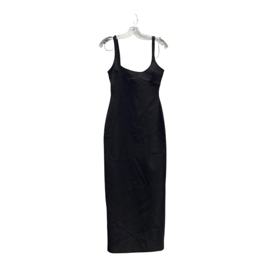 Dress Casual Midi By Zara In Black, Size:M