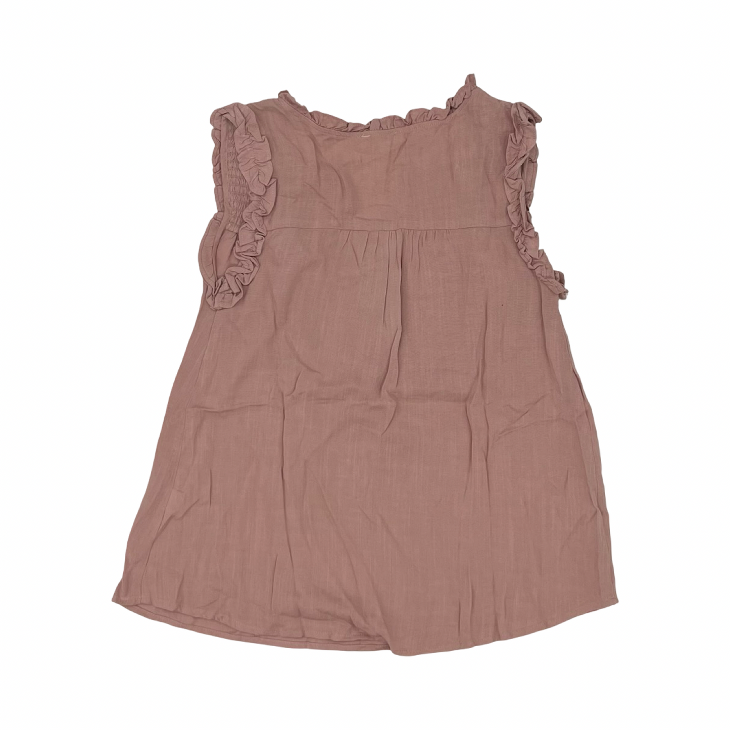 Blouse Sleeveless By Mine In Mauve, Size:M