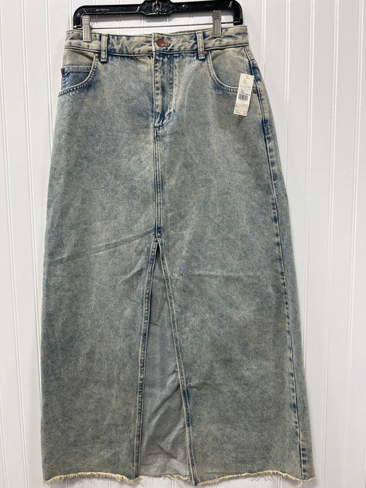 Skirt Maxi By Pilcro In Blue Denim, Size:8NWT