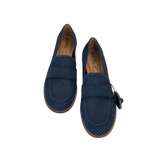 Shoes Flats By Earth In Navy, Size:9.5