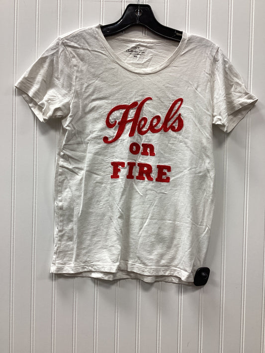 Top Ss By J. Crew In White, Size:Xs