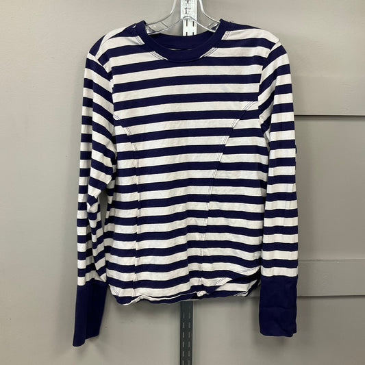 Top Ls By Maeve In Blue & White, Size:Xl