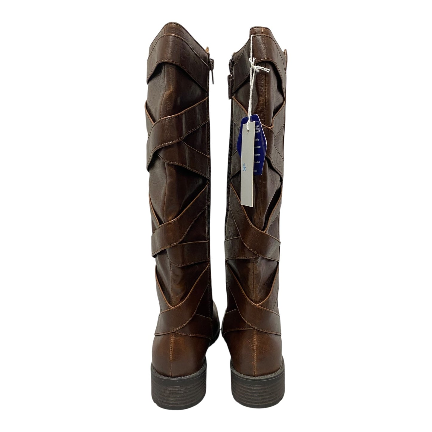 Boots Knee Flats By Croft And Barrow In Brown, Size:8.5