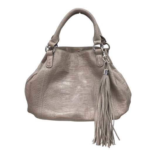 Handbag Leather By Gilli In Brown, Size:Medium