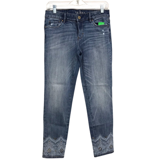 Jeans Skinny By White House Black Market In Blue Denim, Size:2