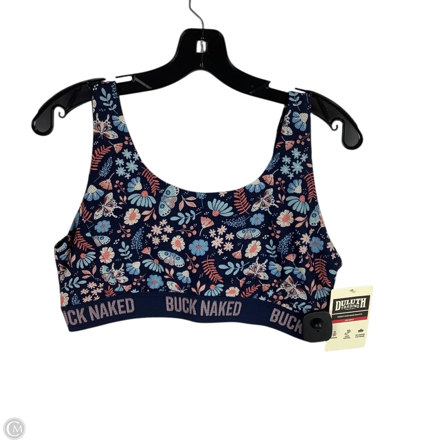 Athletic Bra By Cme In Blue, Size: M