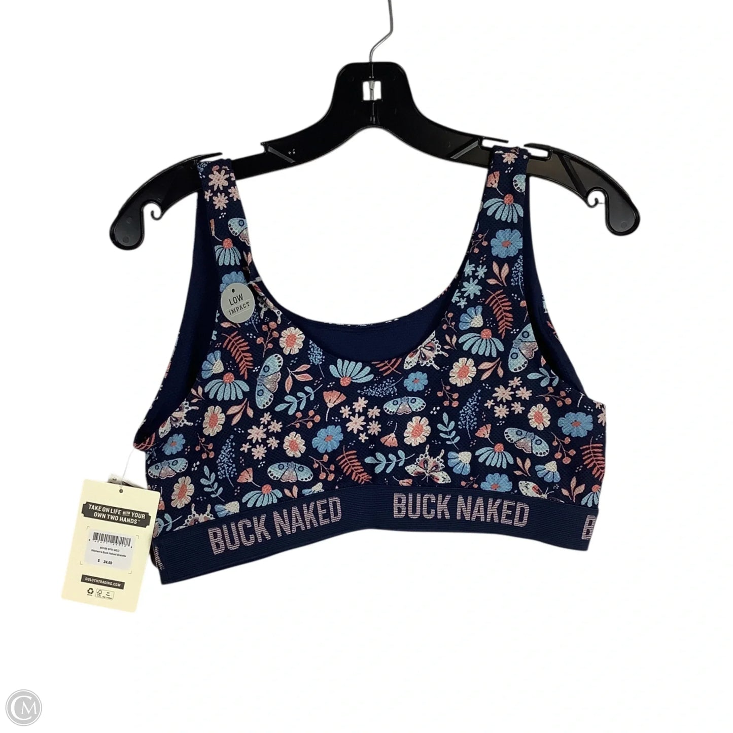 Athletic Bra By Cme In Blue, Size: M