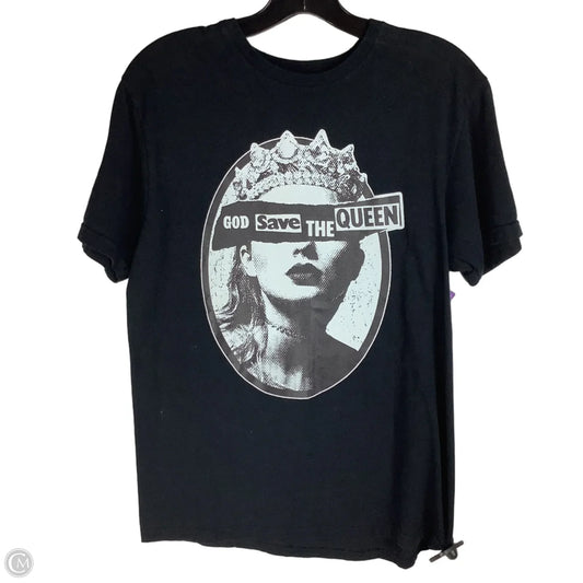Top Short Sleeve By Gildan In Black, Size: M