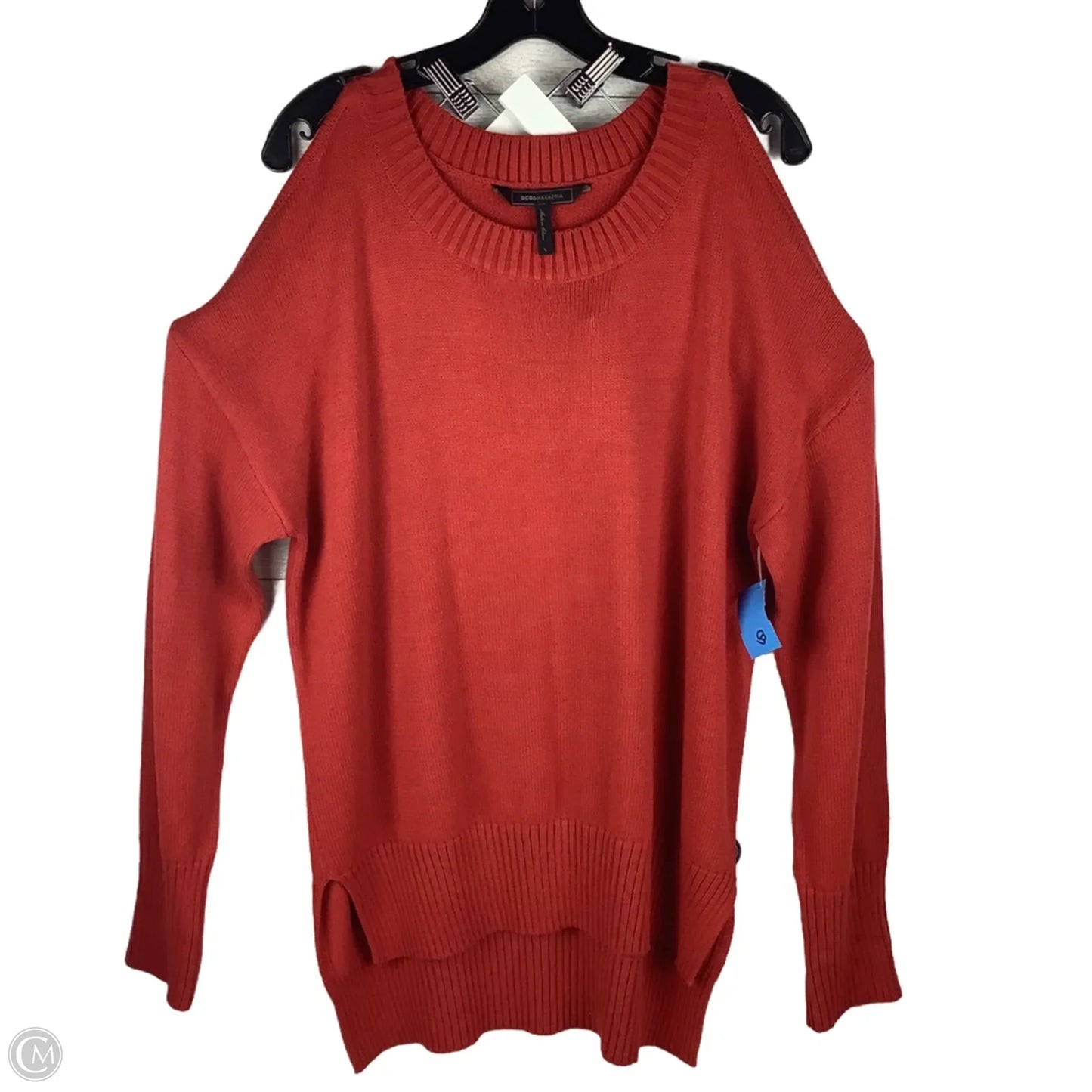 Sweater Cold Shoulder By Bcbgmaxazria In Red, Size: L