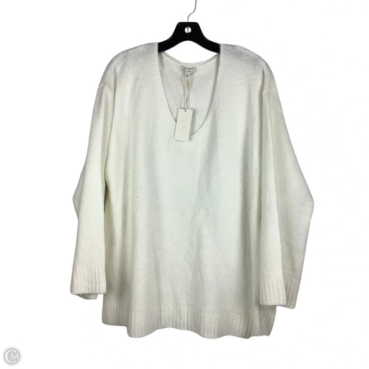 Sweater By Z Supply In White, Size: L