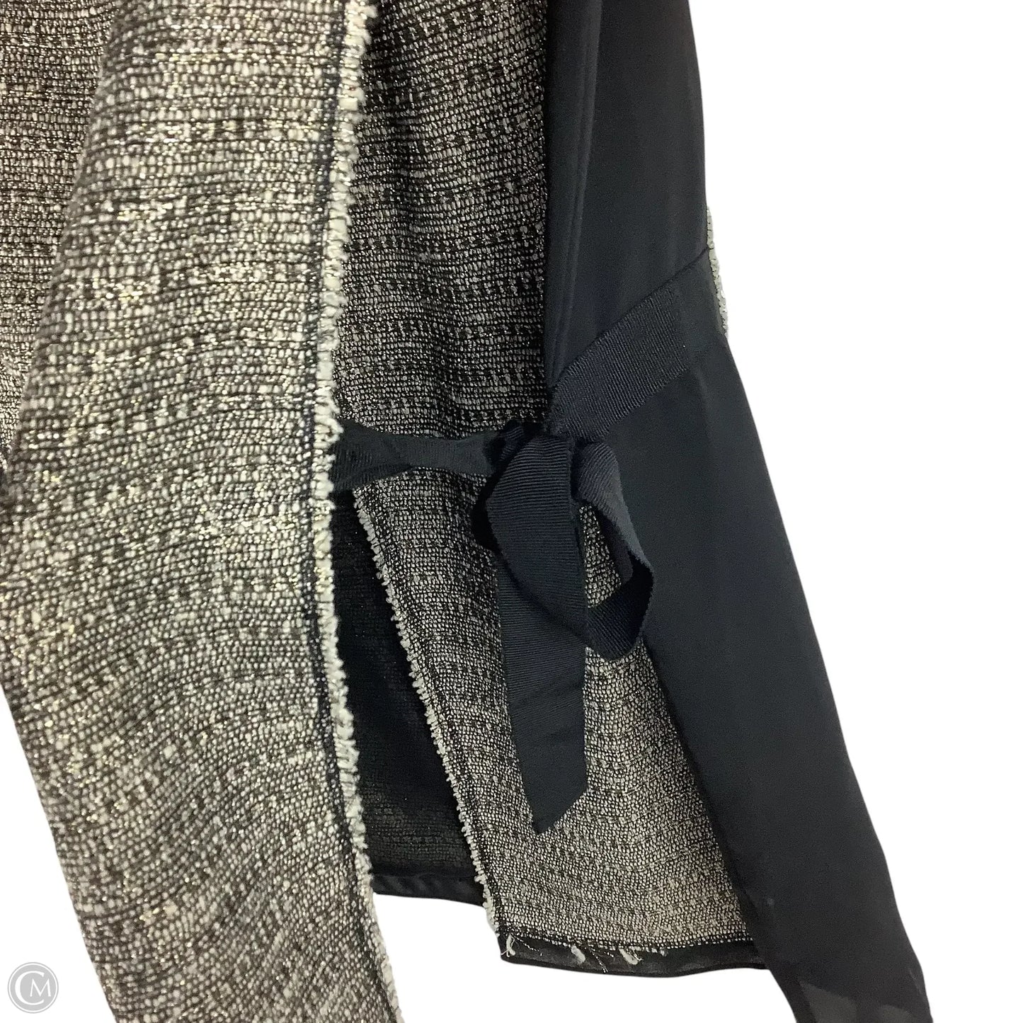 Top Sleeveless By J Brand In Black & Gold, Size: 4/S