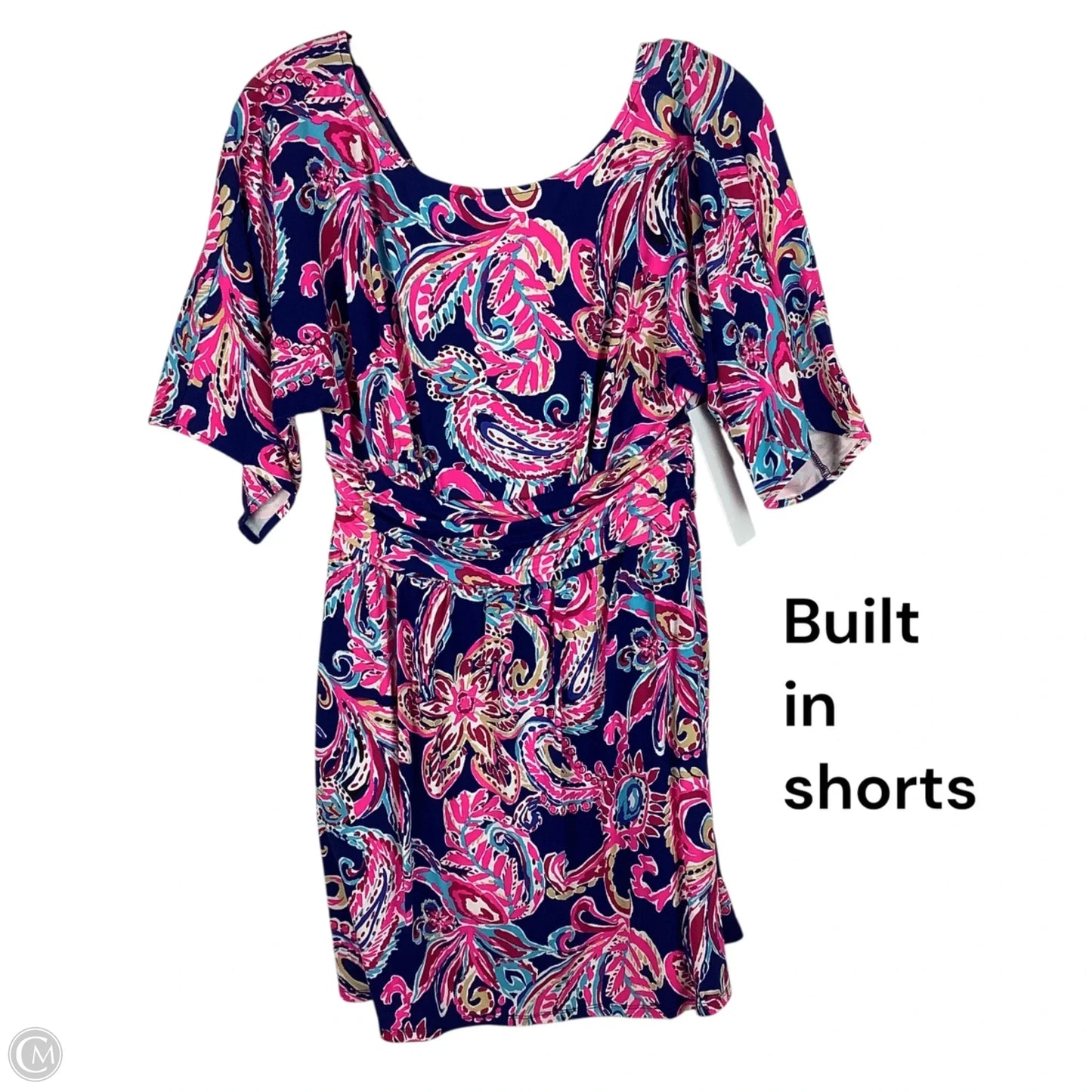 Dress Designer By Lilly Pulitzer In Blue & Pink, Size: S