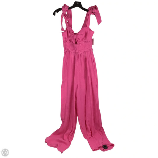 Jumpsuit By Main Strip In Pink, Size: S