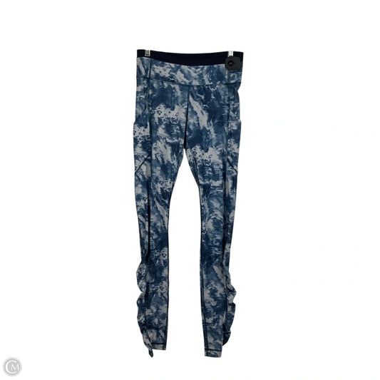Athletic Leggings By Lululemon In Blue, Size: 4