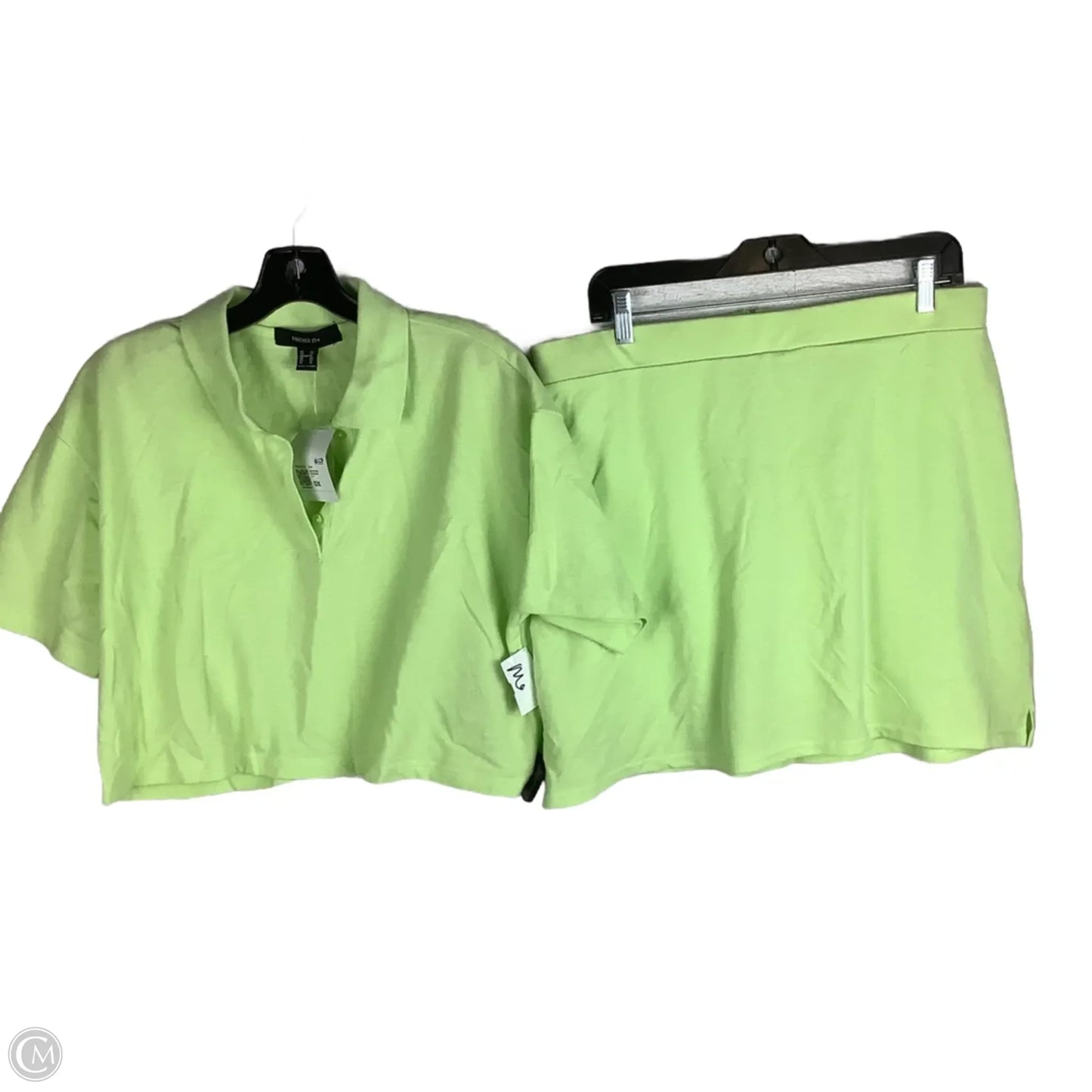 Skort 2pc Set By Forever 21 In Green, Size: Xl (0X)