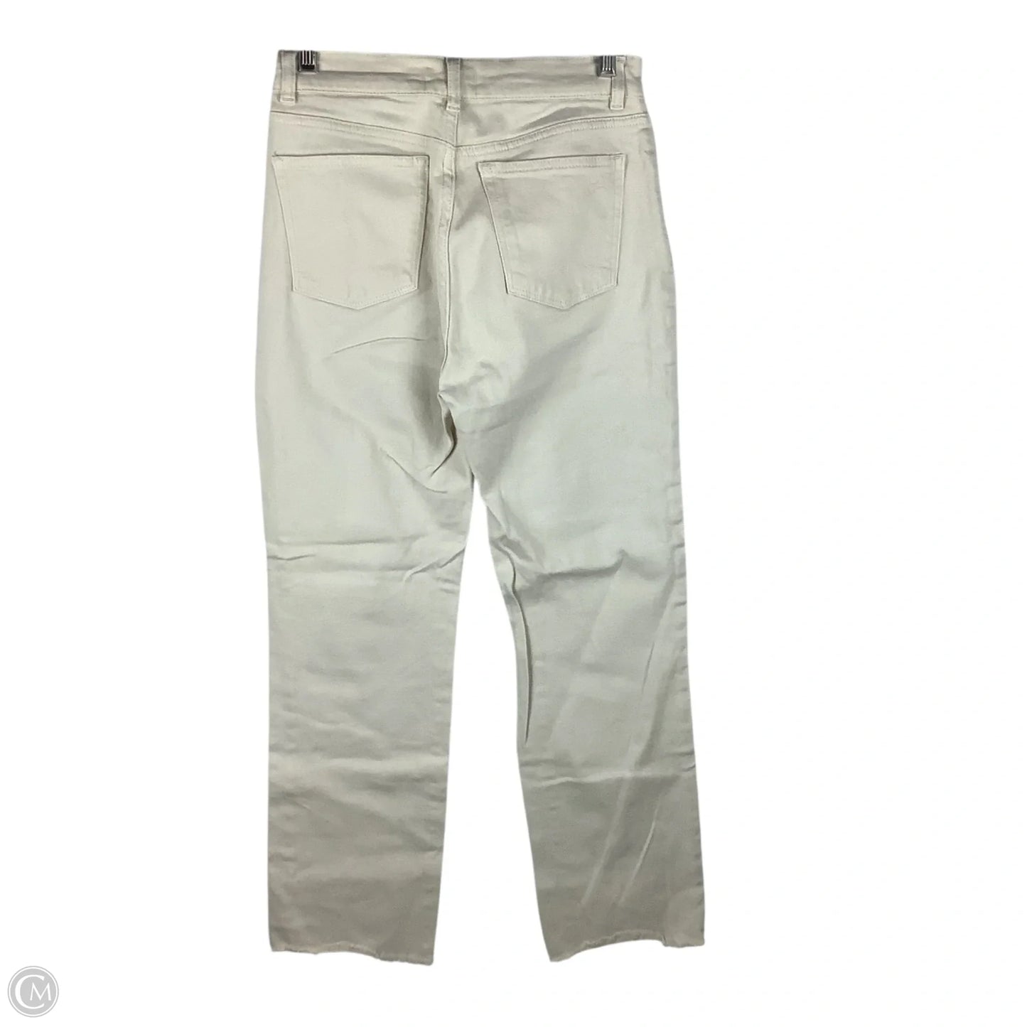 Jeans Straight By Dl1961 In Cream Denim, Size: 2/26