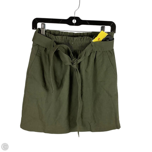 Skirt Mini & Short By J. Crew In Green, Size: Xs