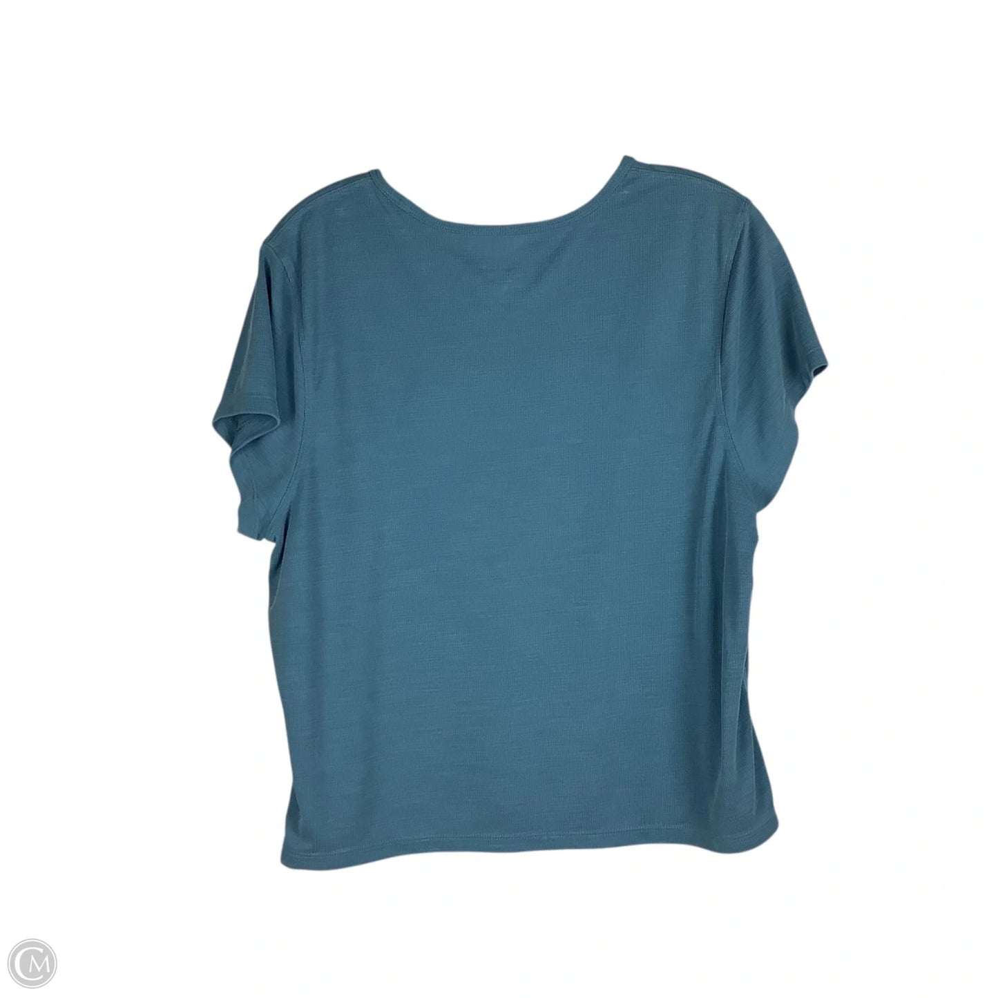 Athletic Top Short Sleeve By Athleta In Blue, Size: Xl