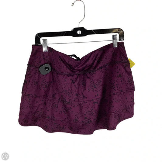 Athletic Skort By Athleta In Purple, Size: L