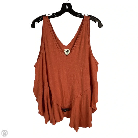 Top Sleeveless By We The Free In Orange, Size: L