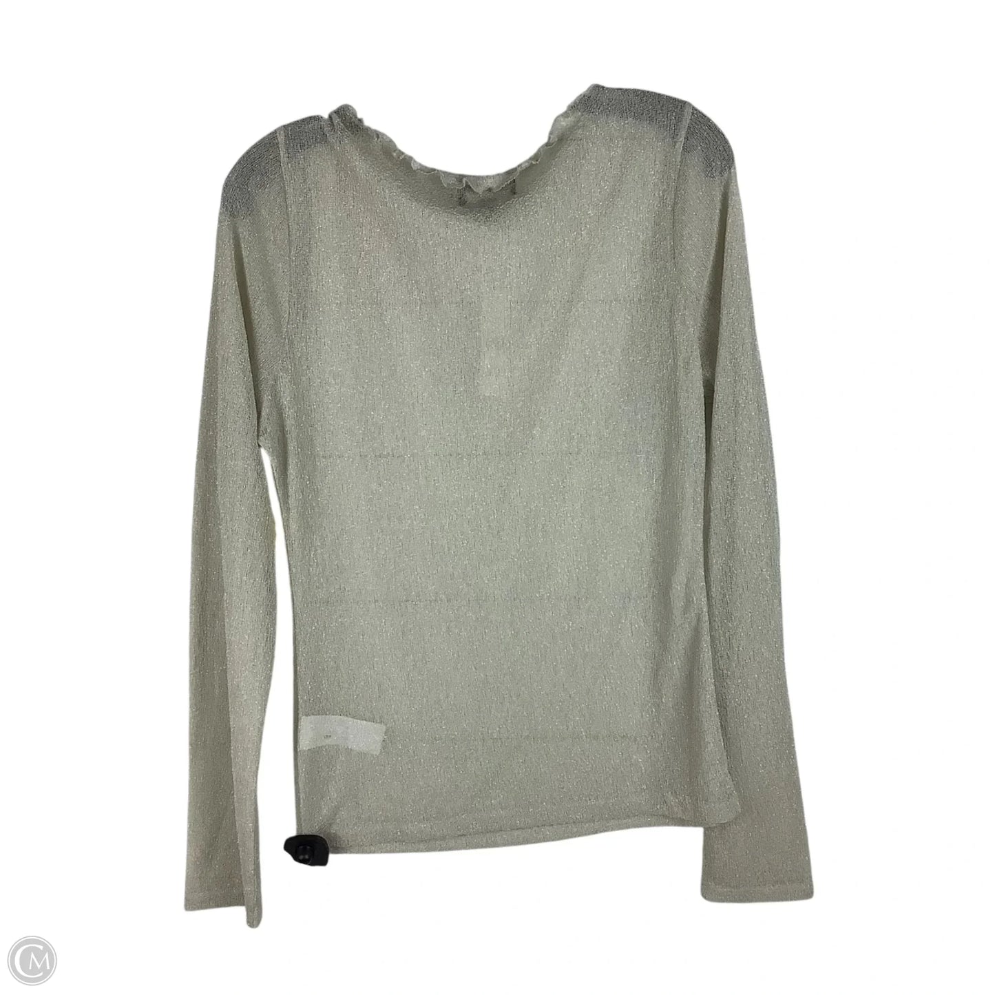 Top Long Sleeve Basic By J. Crew In Cream, Size: Xl