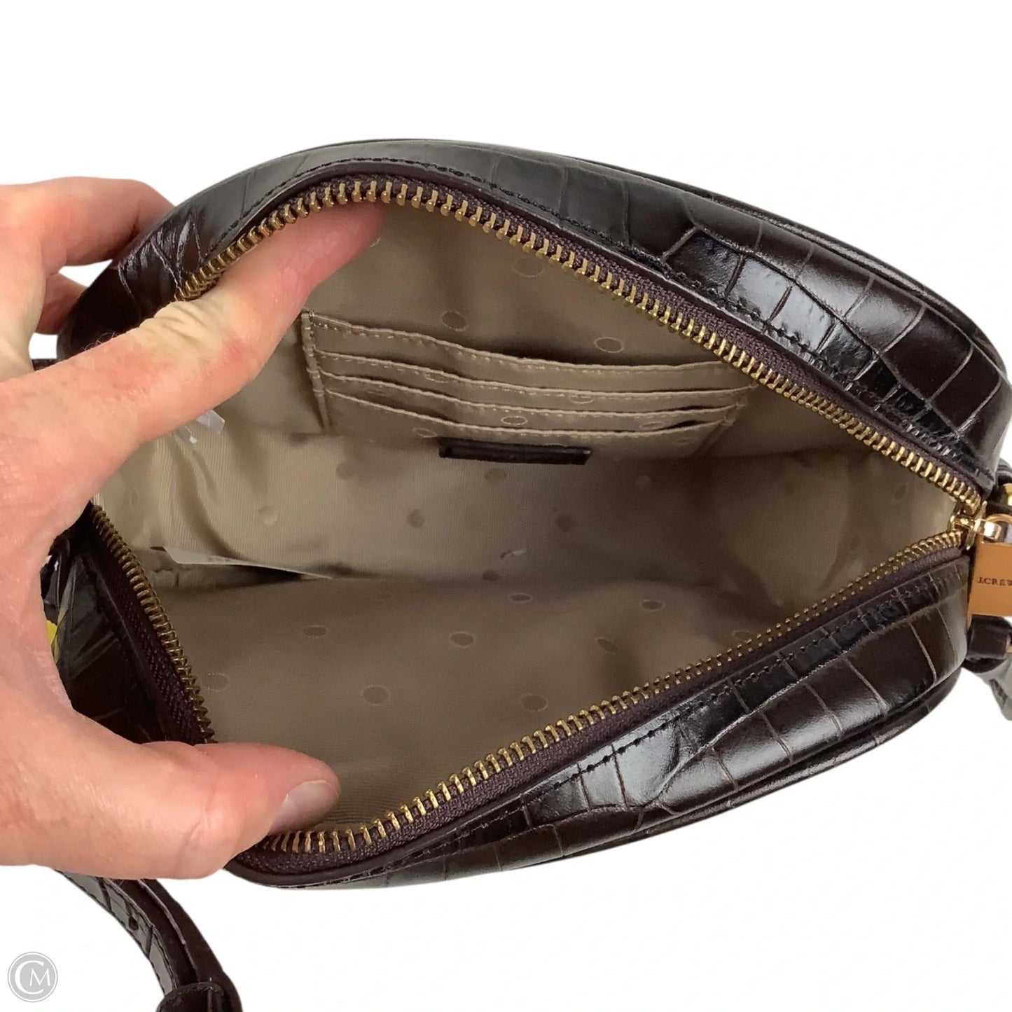 Crossbody Leather By J. Crew, Size: Small