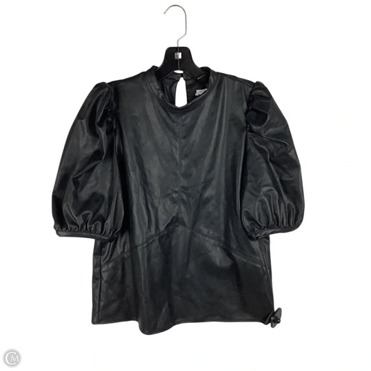 Top Short Sleeve By Thml In Black, Size: S