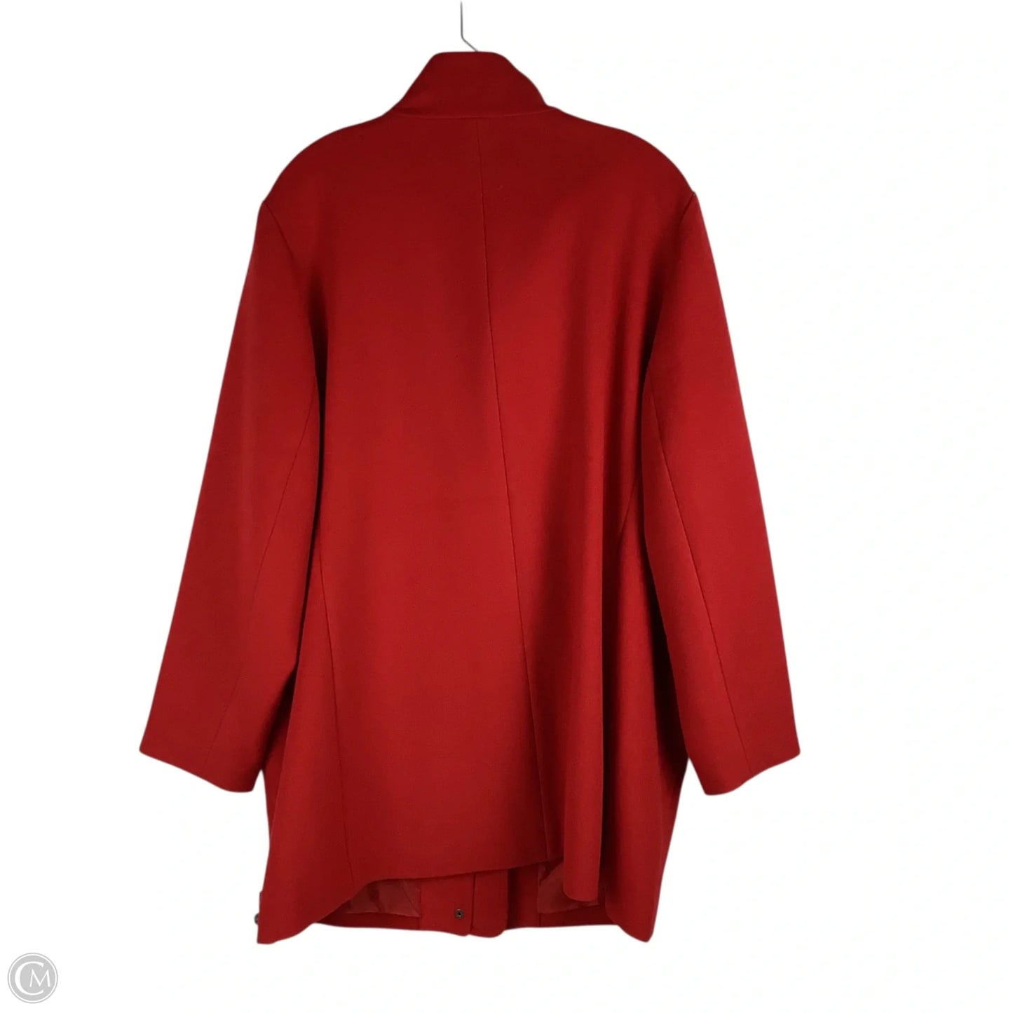 Coat Peacoat By J. Jill In Red, Size: 2x