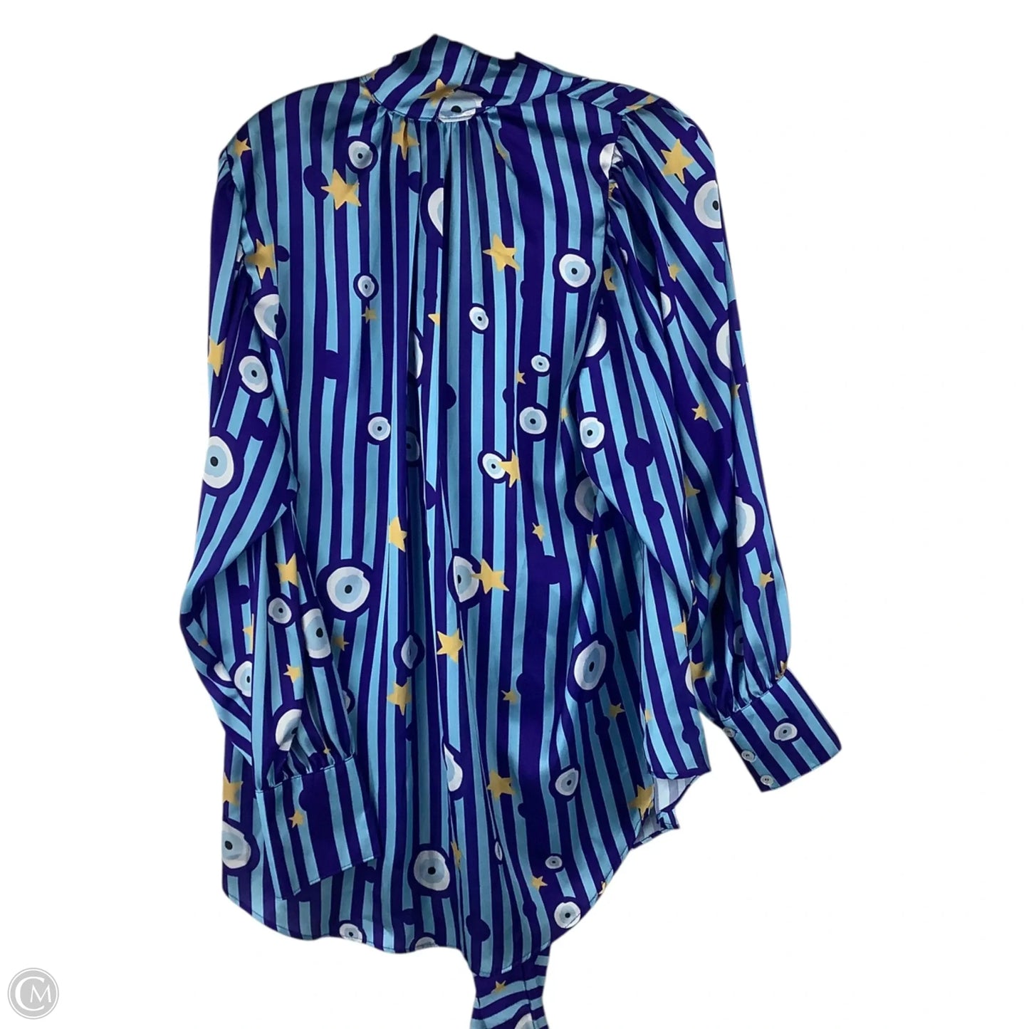 Top Long Sleeve By Clothes Mentor In Blue, Size: L