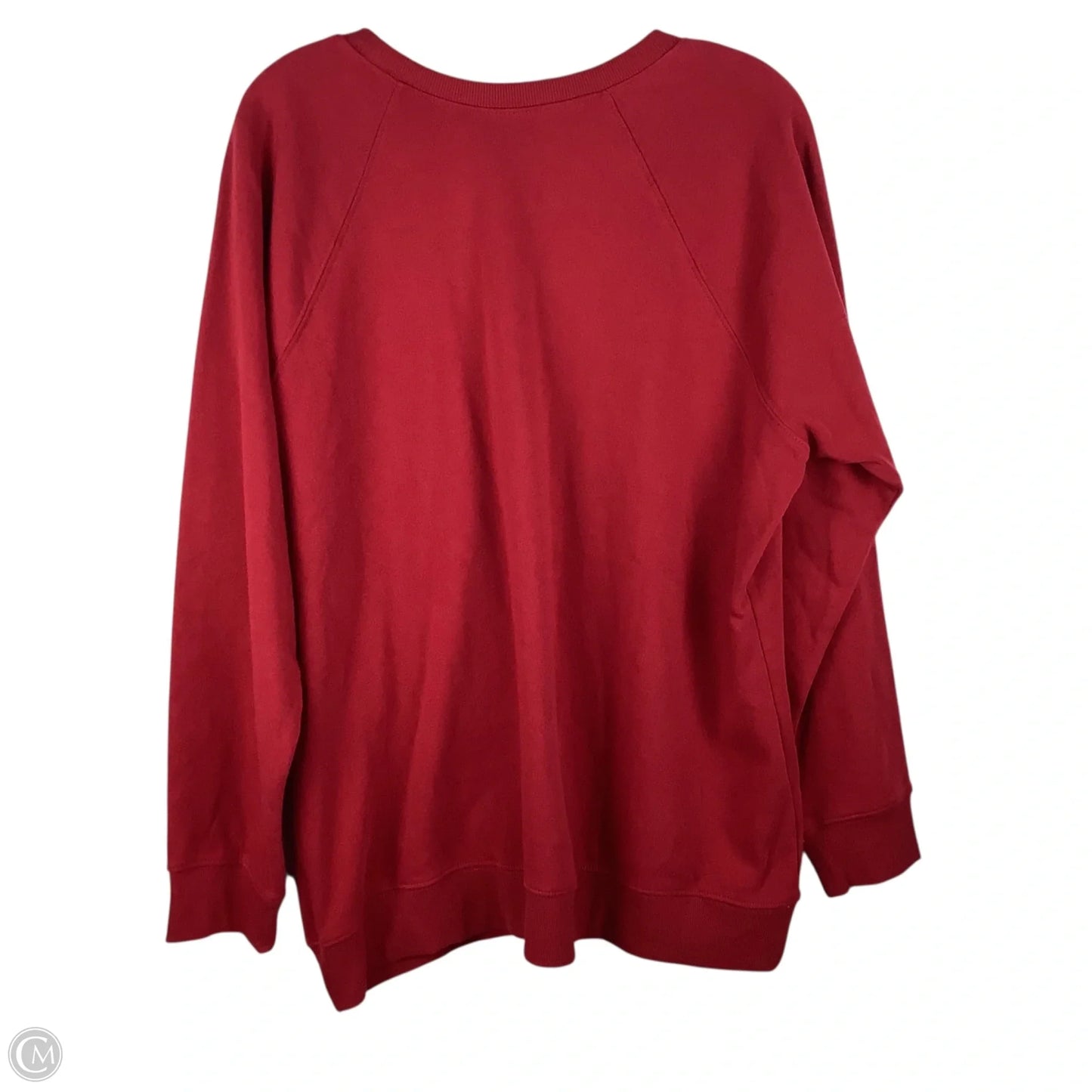 Sweatshirt Crewneck By Torrid In Red, Size: 1x
