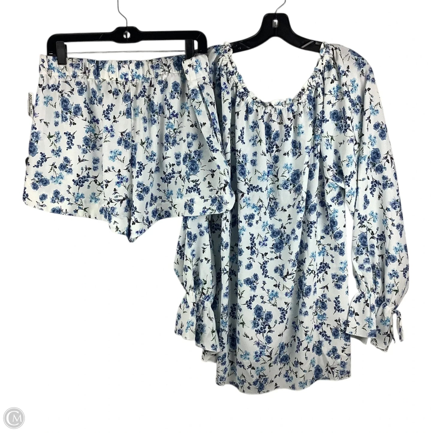 Shorts Set By Show Me Your Mumu In Blue, Size: Xl