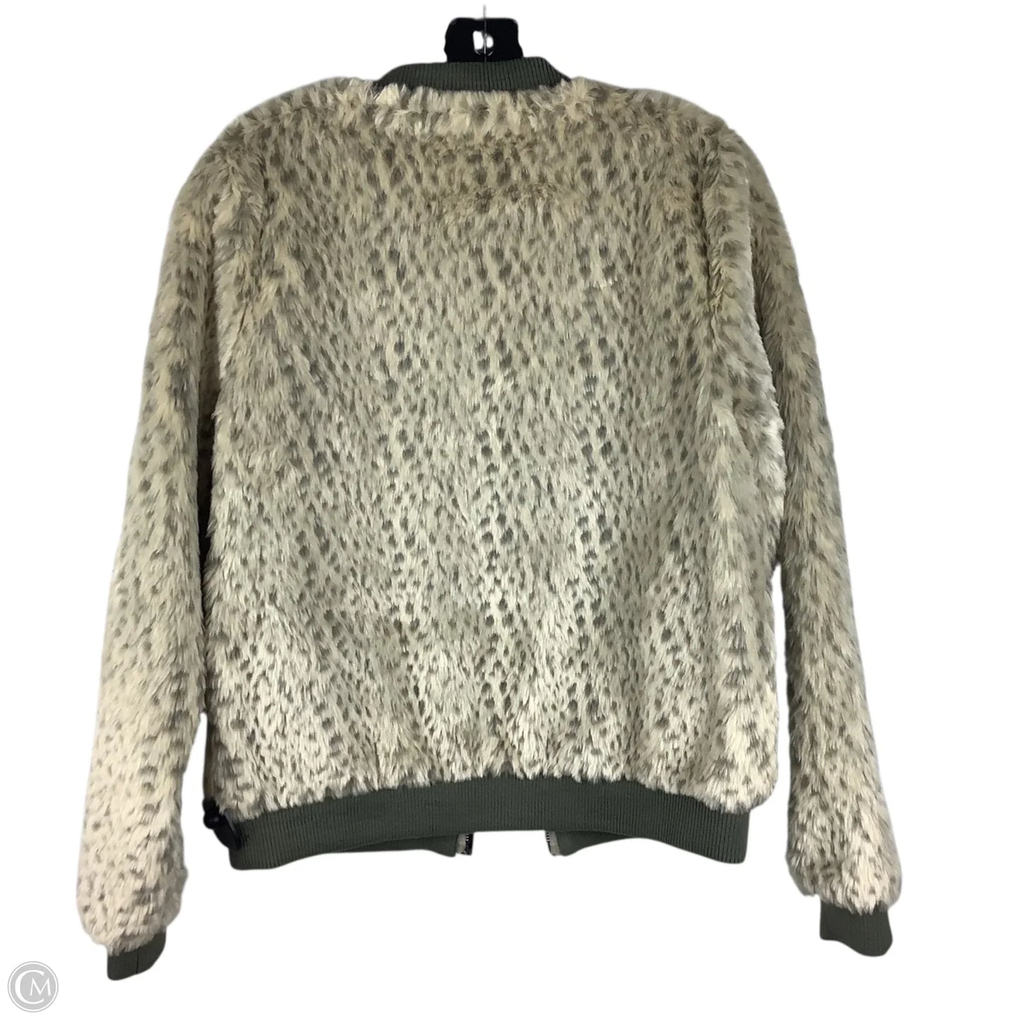 Jacket Faux Fur & Sherpa By Skies Are Blue In Animal Print, Size: S