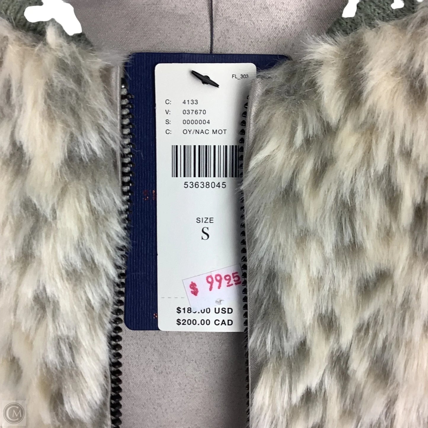 Jacket Faux Fur & Sherpa By Skies Are Blue In Animal Print, Size: S