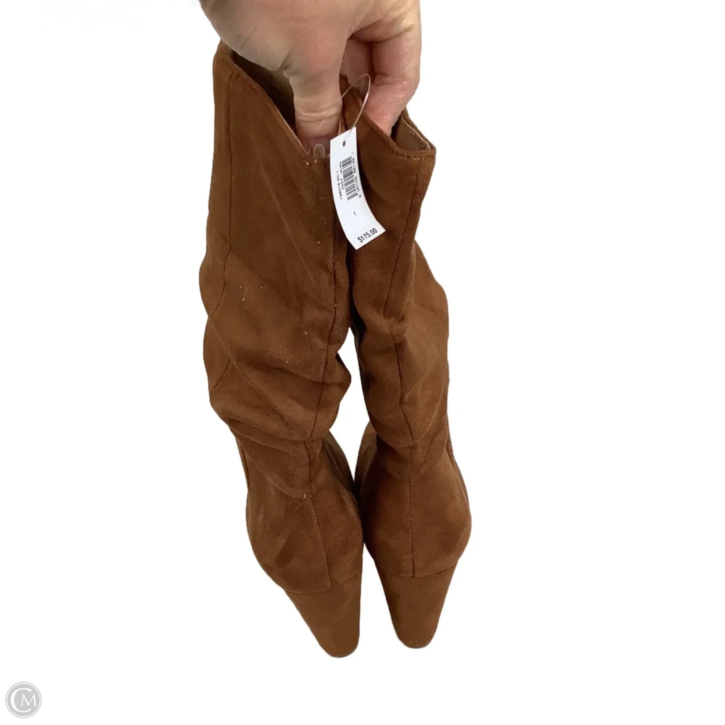 Boots Mid-calf Heels By Banana Republic In Brown, Size: 7