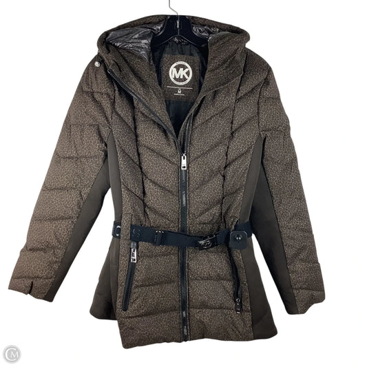 Jacket Puffer & Quilted By Michael By Michael Kors In Animal Print, Size: M
