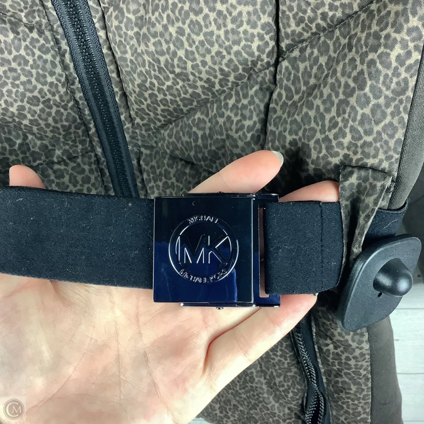 Jacket Puffer & Quilted By Michael By Michael Kors In Animal Print, Size: M