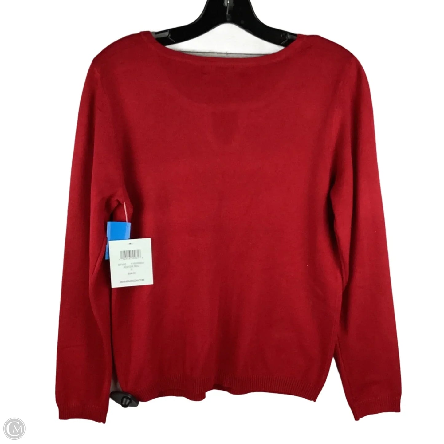 Top Long Sleeve By 89th And Madison In Red, Size: S