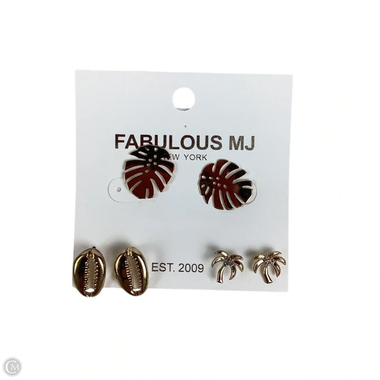Earrings Stud By Clothes Mentor, Size: 03 Piece Set