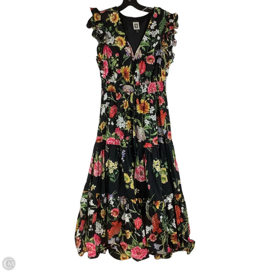 Dress Casual Midi By Anne Klein In Floral Print, Size: S
