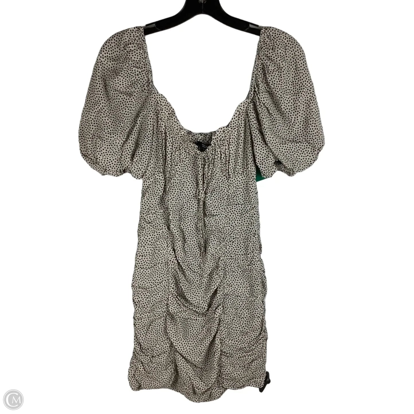 Dress Party Short By Zara In Polkadot Pattern, Size: S