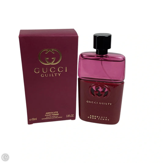 Fragrance Luxury Designer By Gucci, Size: Large