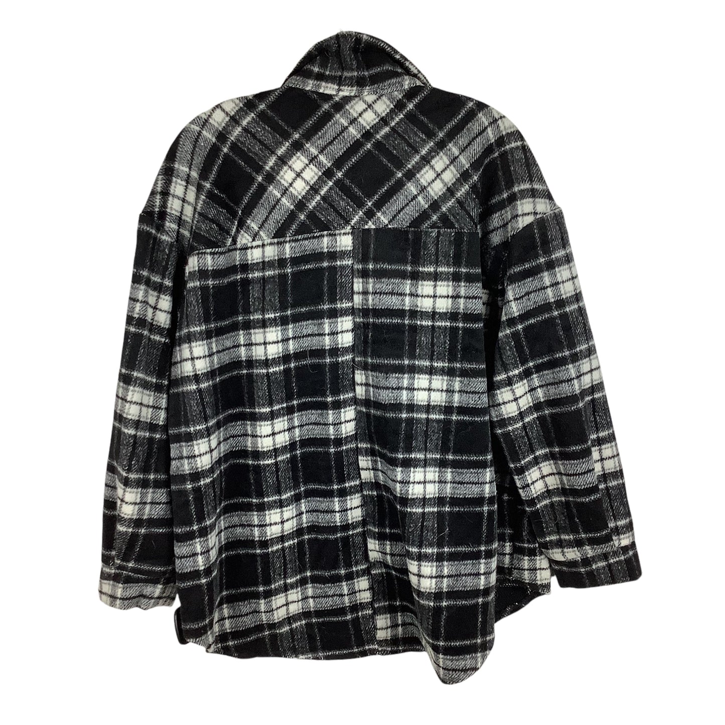 Jacket Shirt By Fashion Nova In Plaid Pattern, Size: M