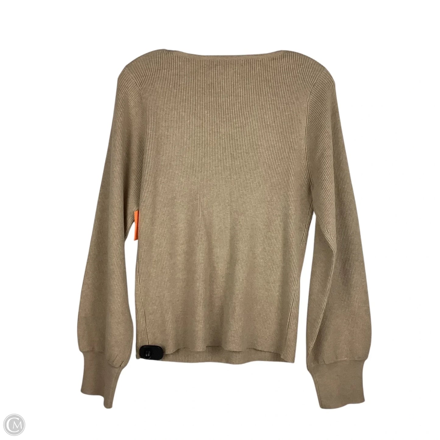 Top Long Sleeve By Skies Are Blue In Brown, Size: L