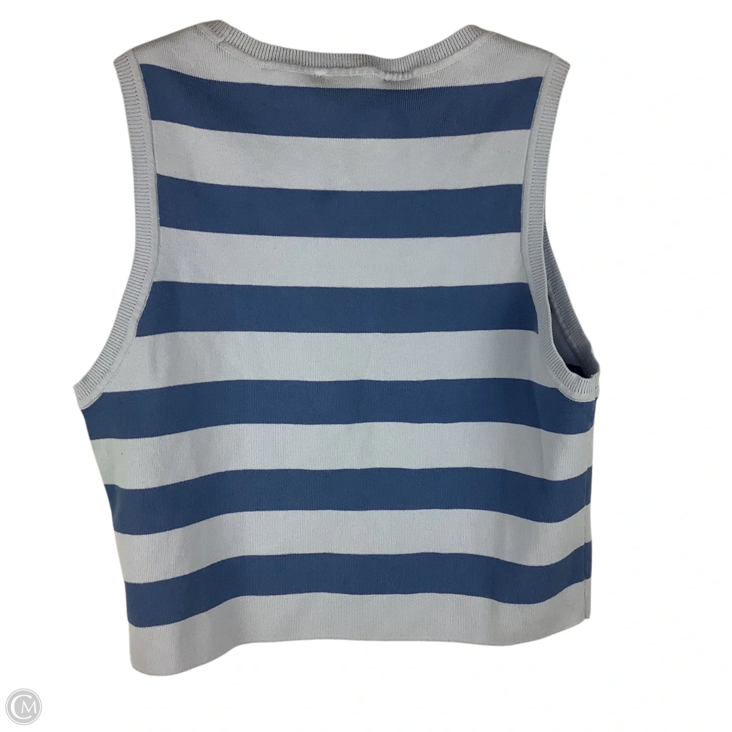 Top Sleeveless By Dkny In Blue, Size: Xl