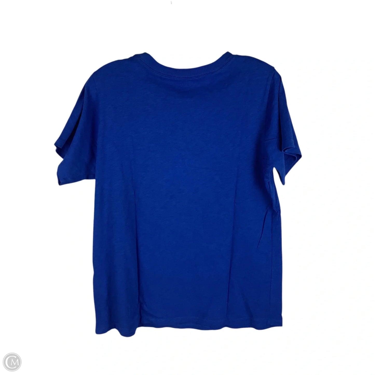 Top Short Sleeve Basic By J. Crew In Blue, Size: L