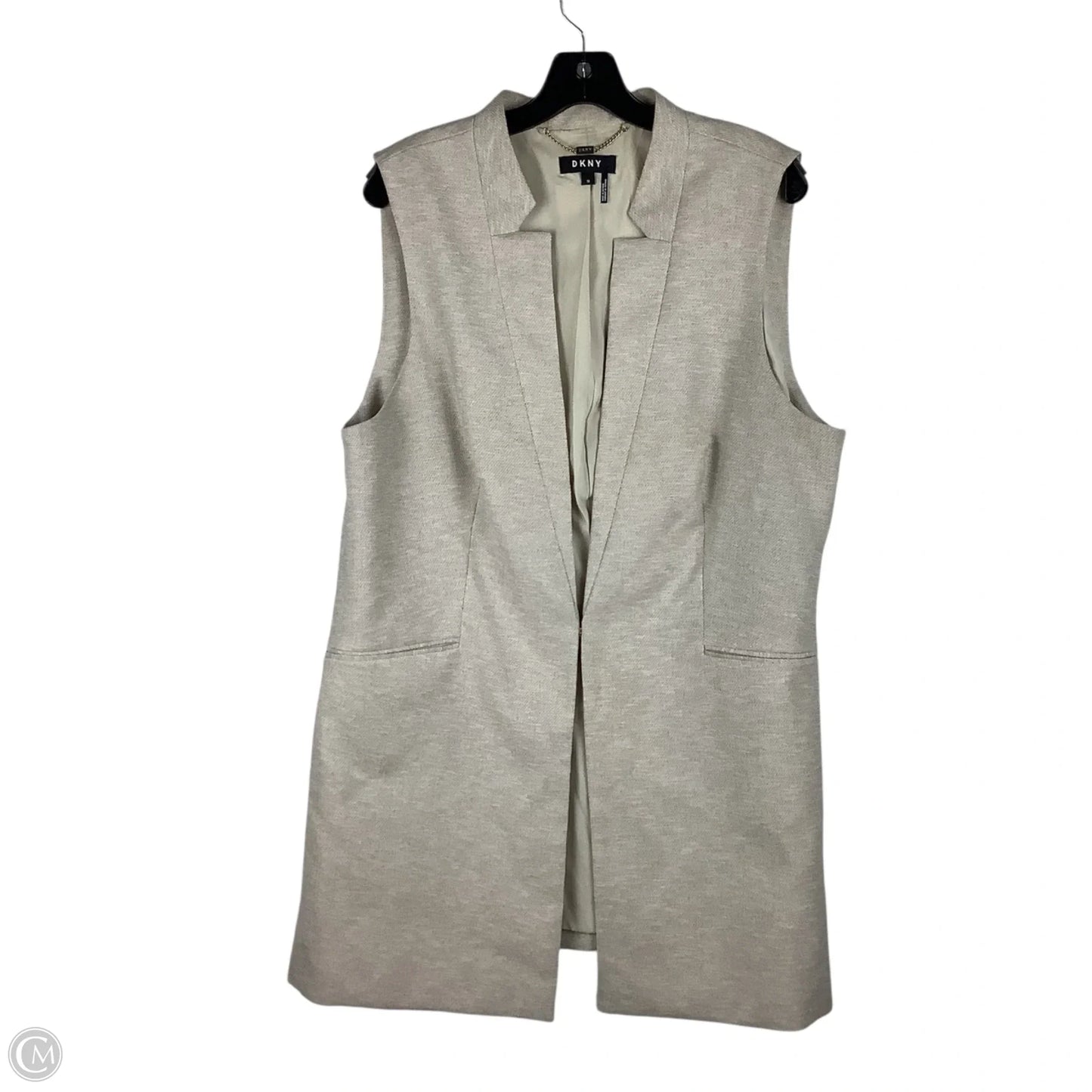 Vest Other By Dkny In Taupe, Size: 18