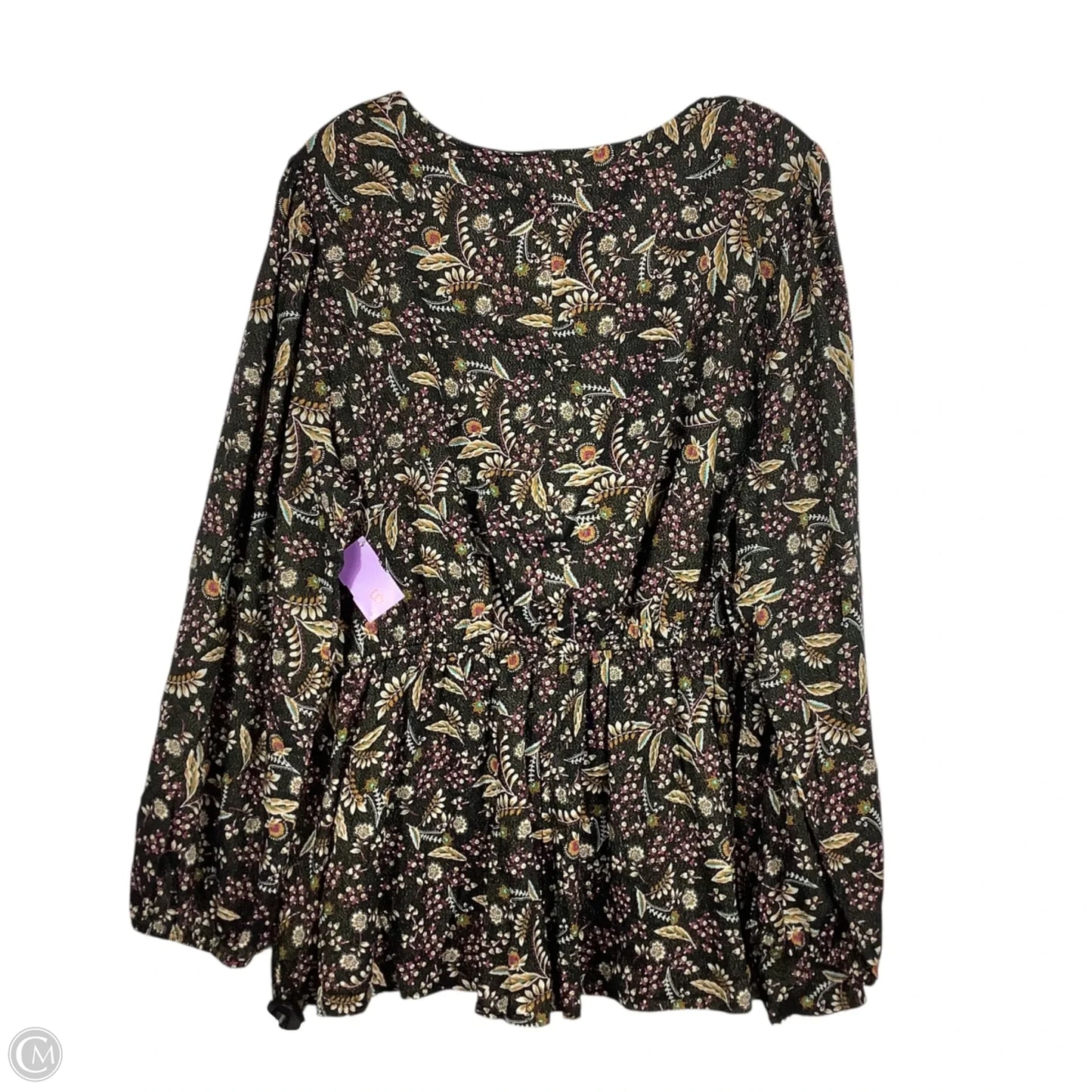 Top Long Sleeve By Lane Bryant In Black, Size: Xl