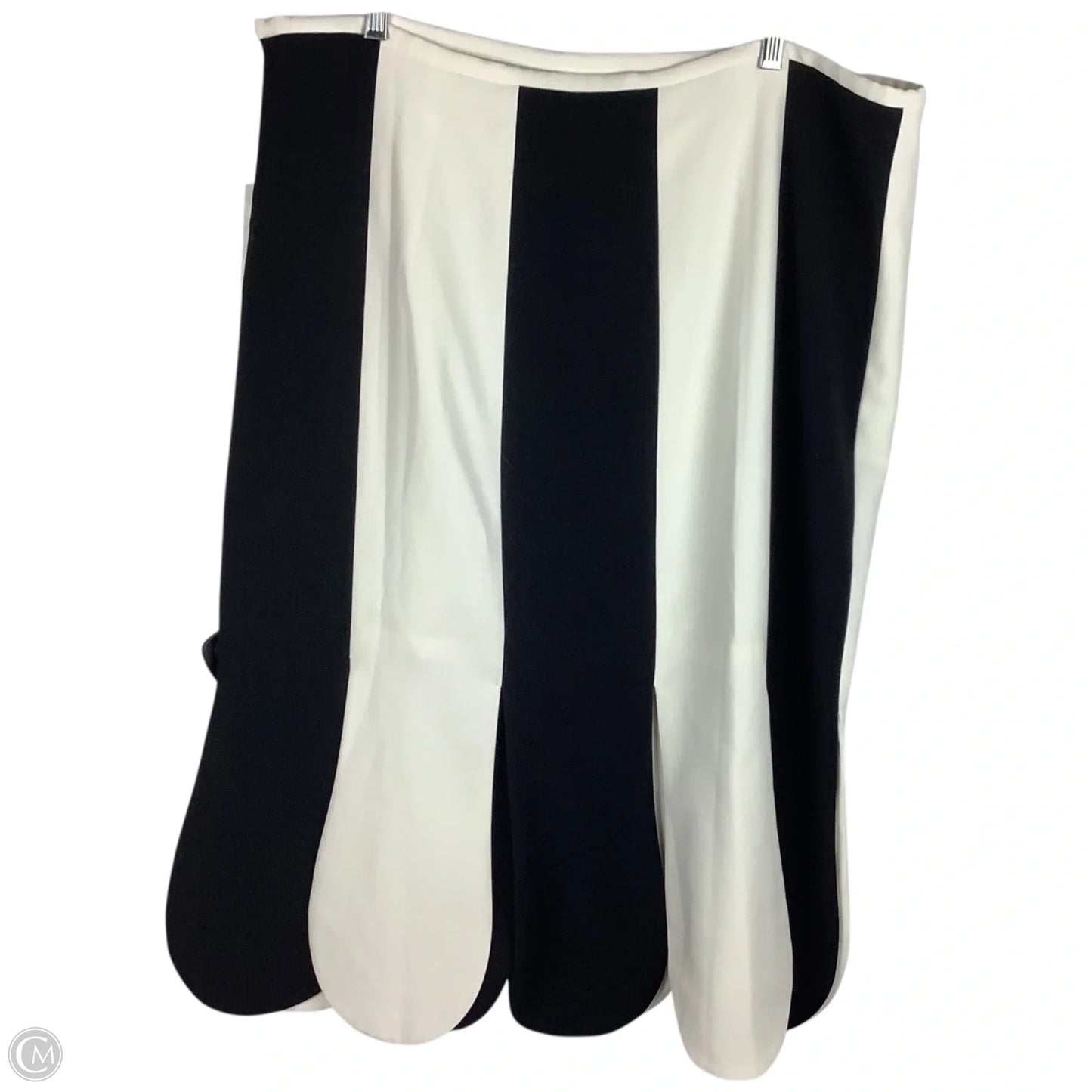Skirt Midi By Target-designer In Black & Cream, Size: 18